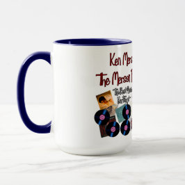 Taza Radio disc-jockey Ken “The Merson Person” mug.