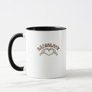 Taza Radiología Skeleton Heart Hands Classic