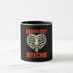 Taza Radiología Tecnológica Radiólogo Enfermero Técnico