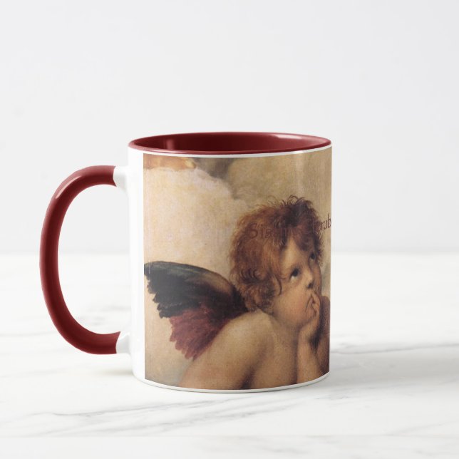 Taza Rafael,Querubín Sixtino (Izquierda)