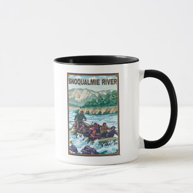 Taza Rafting White Water - Snoqualmie River, (Derecha)