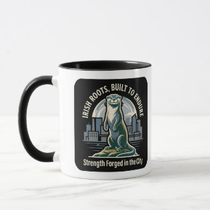 Taza Raíces Irlandesas Construidas para Resistir Nutria