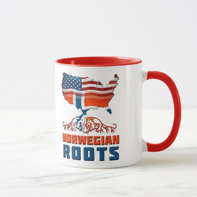 Taza Raíces noruegas de Estados Unidos (Derecha)