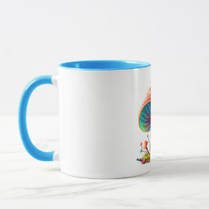 Taza Rainbow Amanita Muscaria Combo Mug