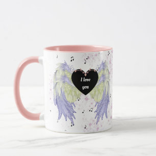 Taza Rainbow angel wings