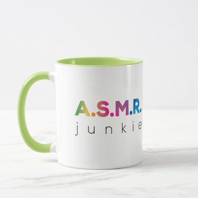 Taza Rainbow ASMR junkie (Izquierda)