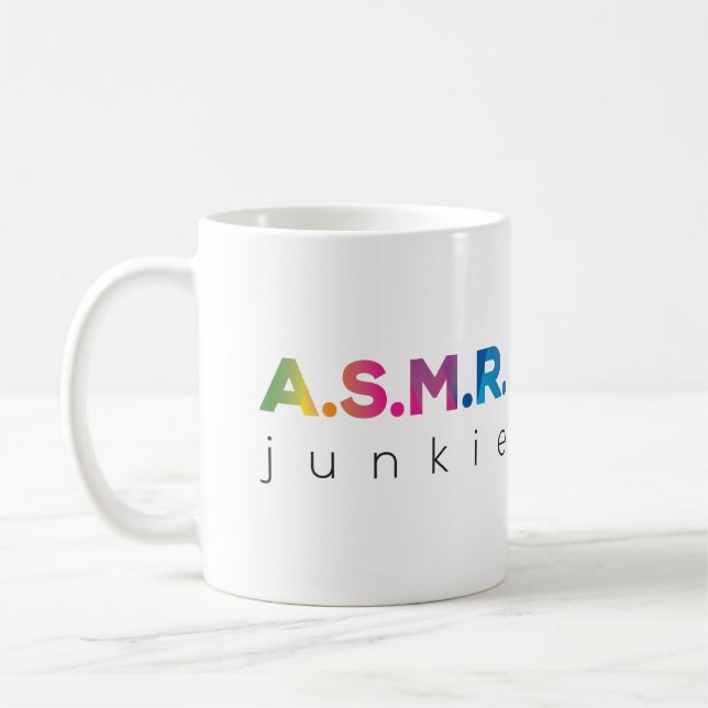 Taza Rainbow ASMR junkie (Izquierda)