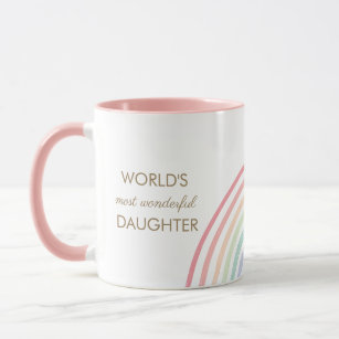 Taza Rainbow Pastel Daughter Mug