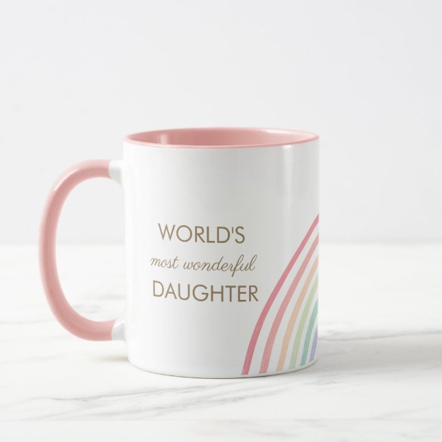 Taza Rainbow Pastel Daughter Mug (Izquierda)