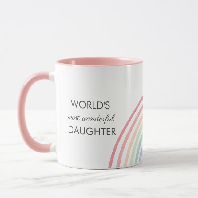 Taza Rainbow Pastel Daughter Mug (Izquierda)