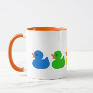 Taza Rainbow Rubber Ducks