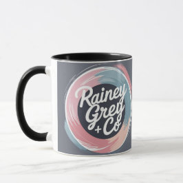 Taza Rainey Grey + Co Logo 8