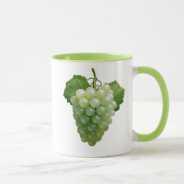 Taza  Raisin Vert Réaliste