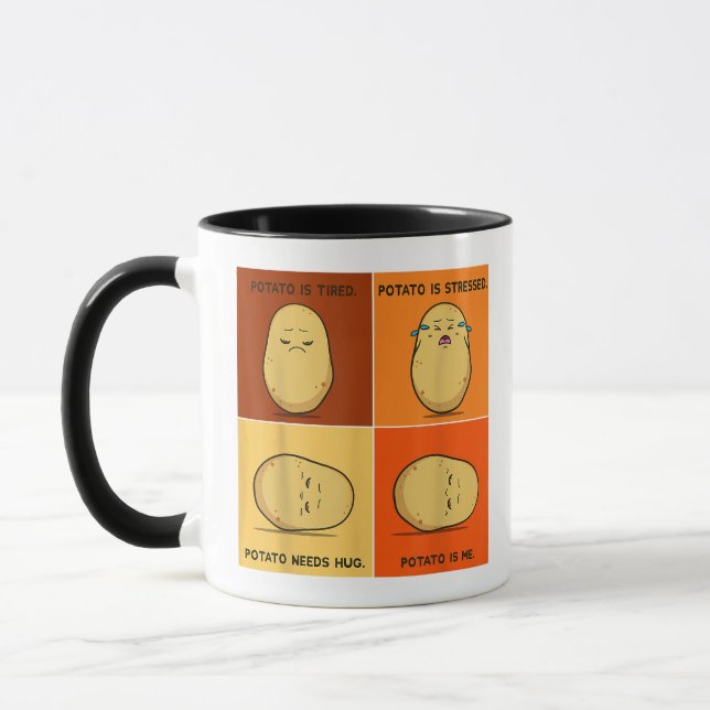 Taza Raíz de Potato Vegetable Tater Vegan Lover Keto (Izquierda)