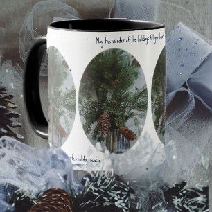 Taza rama de picor de Navidades de estilo escandinavo