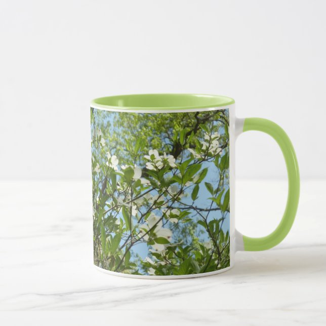 Taza Ramas de Dogwood florecen árboles de primavera (Derecha)