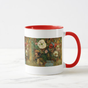 Taza Ramo de flores 1904 Odilon Redon Jarrón Arte Amor