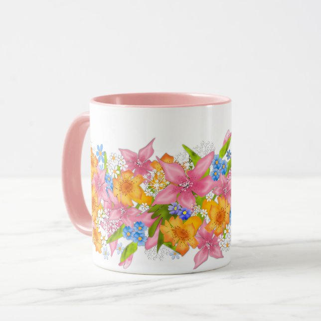 Taza Ramo de primavera (Anverso izquierdo)