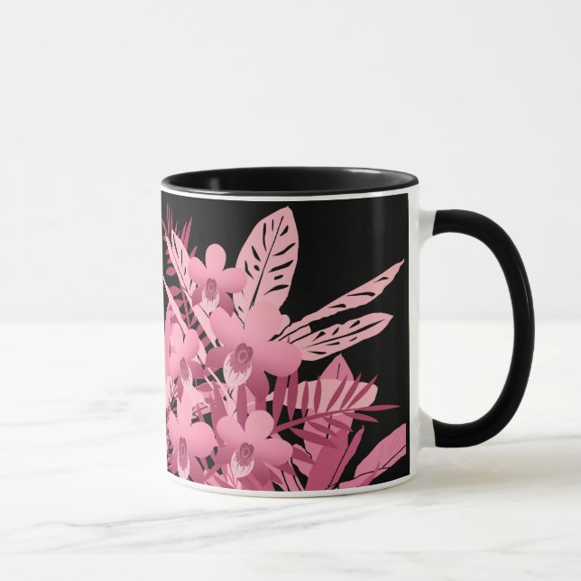 Taza Ramo tropical rosa (Derecha)