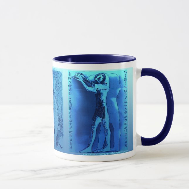 Taza Ramses debajo protección de Horus " (Derecha)