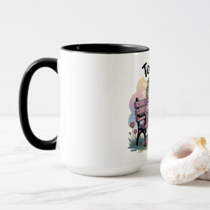 Taza Rana Acogedora Sentada Como Humano – Dibujos Anima