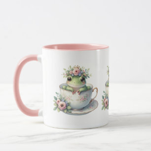Taza Rana caprichosa en la enseñanza floral