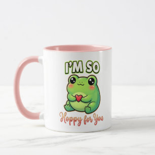 Taza Rana Cute de San Valentín – Estoy Tan Saltarina po