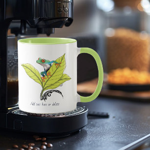 Taza Rana de árbol de ojos rojos