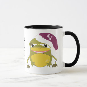 Taza Rana divertida de Navidad con dicho