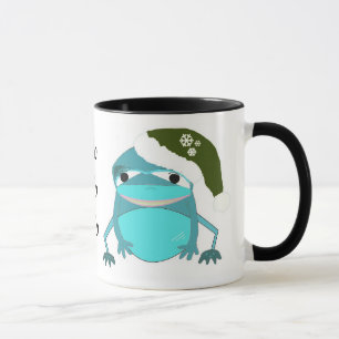 Taza Rana divertida de Navidad con dicho