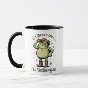 Taza Rana divertida de salud mental traviesa 