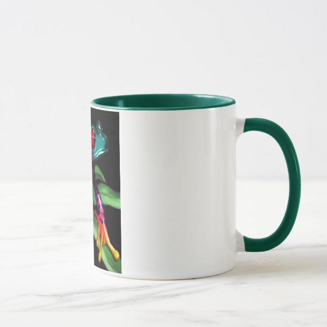Taza rana en la hoja (Derecha)