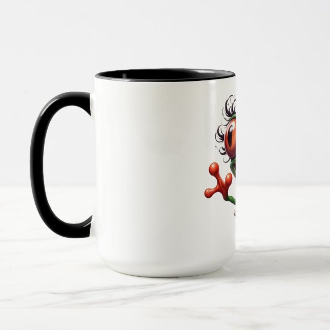 Taza Rana juguetona 14 de octubre Mug (Izquierda)
