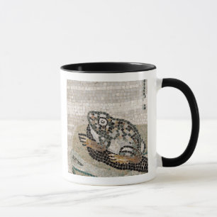 Taza Rana, mosaico del Nilo, de la casa del fauno