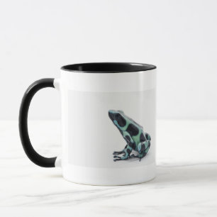 Taza Rana negra y verde del dardo del veneno