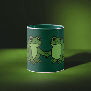 Taza Ranas Juntas Fuertes Protesta de Rana de Portland