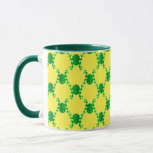 Taza Ranas lindas del dibujo animado