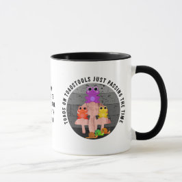 Taza Ranas personalizadas Toads de champiñones en tabur