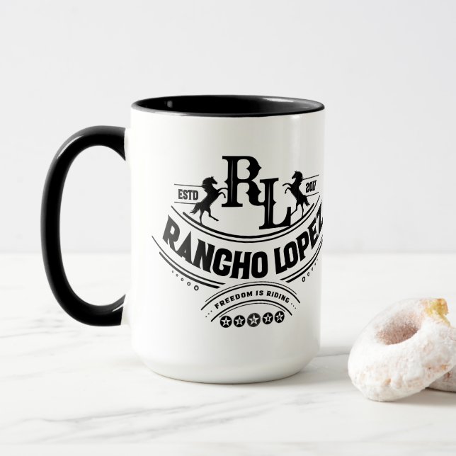 Taza Rancho López "Bad Hombre Mug" (Con donut)