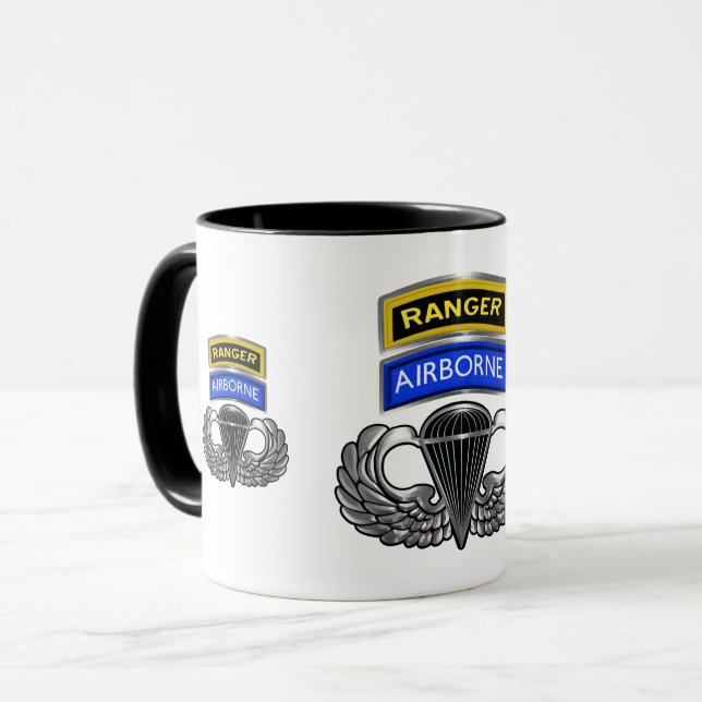 Taza Ranger aerotransportado (Anverso izquierdo)