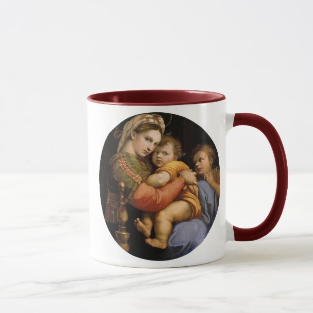 Taza Raphael , Madonna della seggiola (Derecha)