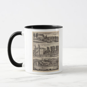 Taza Rapidan Mills y sus habitantes en Rapidan, Minneso