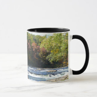 Taza Rapids del río Ohiopyle en el otoño de Pensilvania
