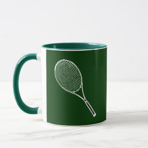 Taza raqueta de tenis