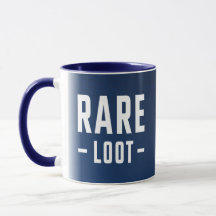 Raro Loot Dark Typography Gamer