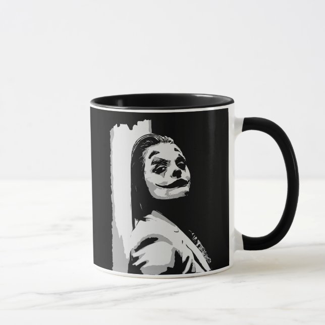 Taza Raro payaso espeluznante sonriendo (Derecha)