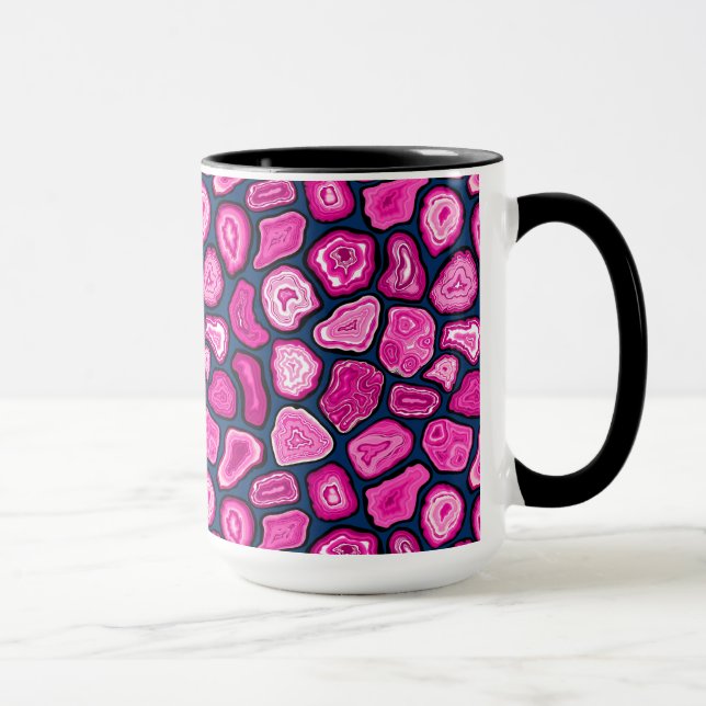 Taza Rasgos de agudos rosados (Derecha)