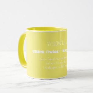 Taza Rasgos de personalidad del signo zodiacal GEMINIS