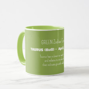 Taza Rasgos de personalidad del signo zodiacal TAURO