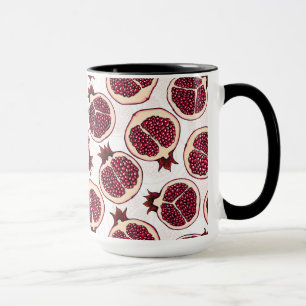 Taza Rasgos granados en blanco